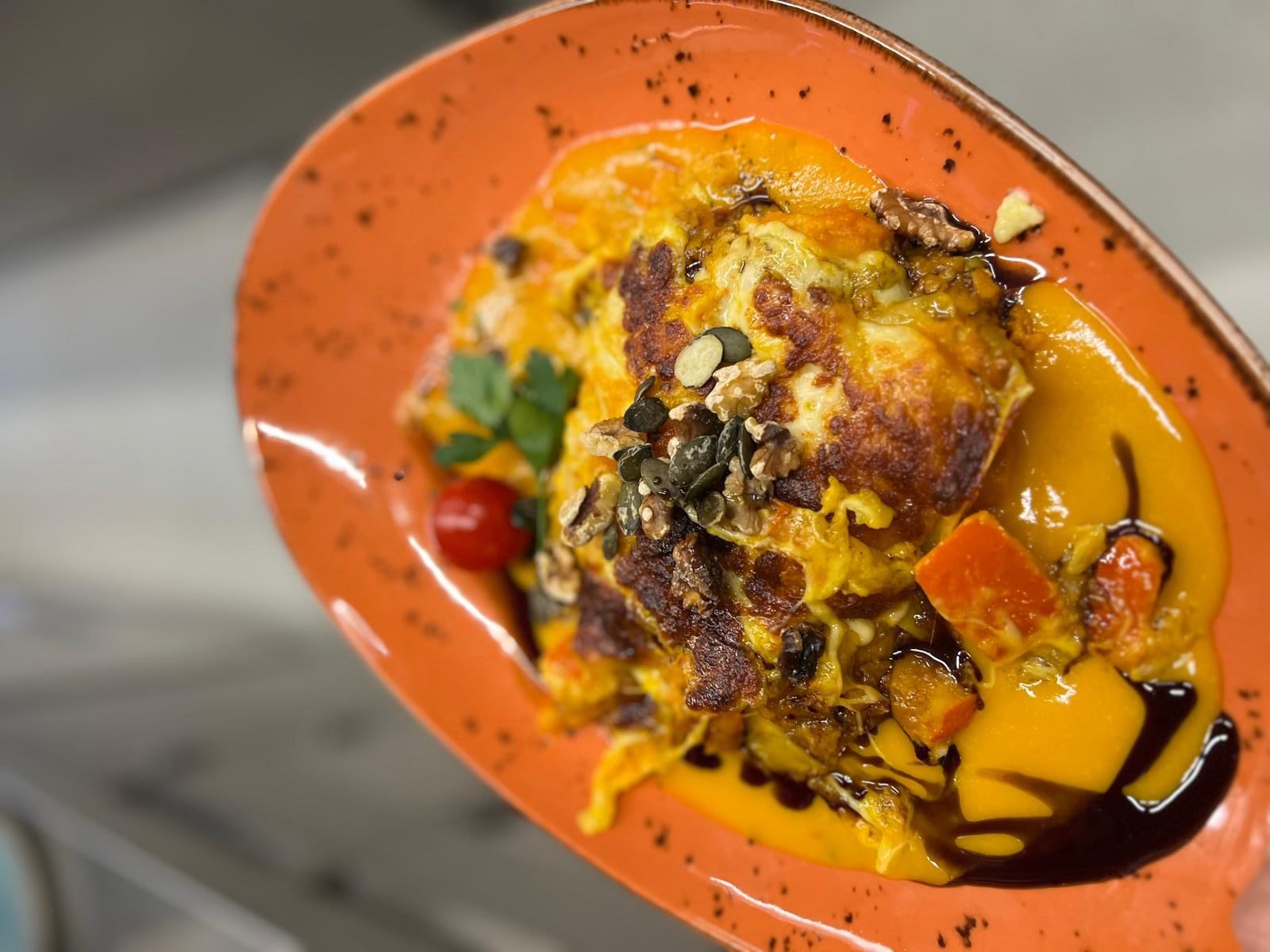 Kürbislasagne