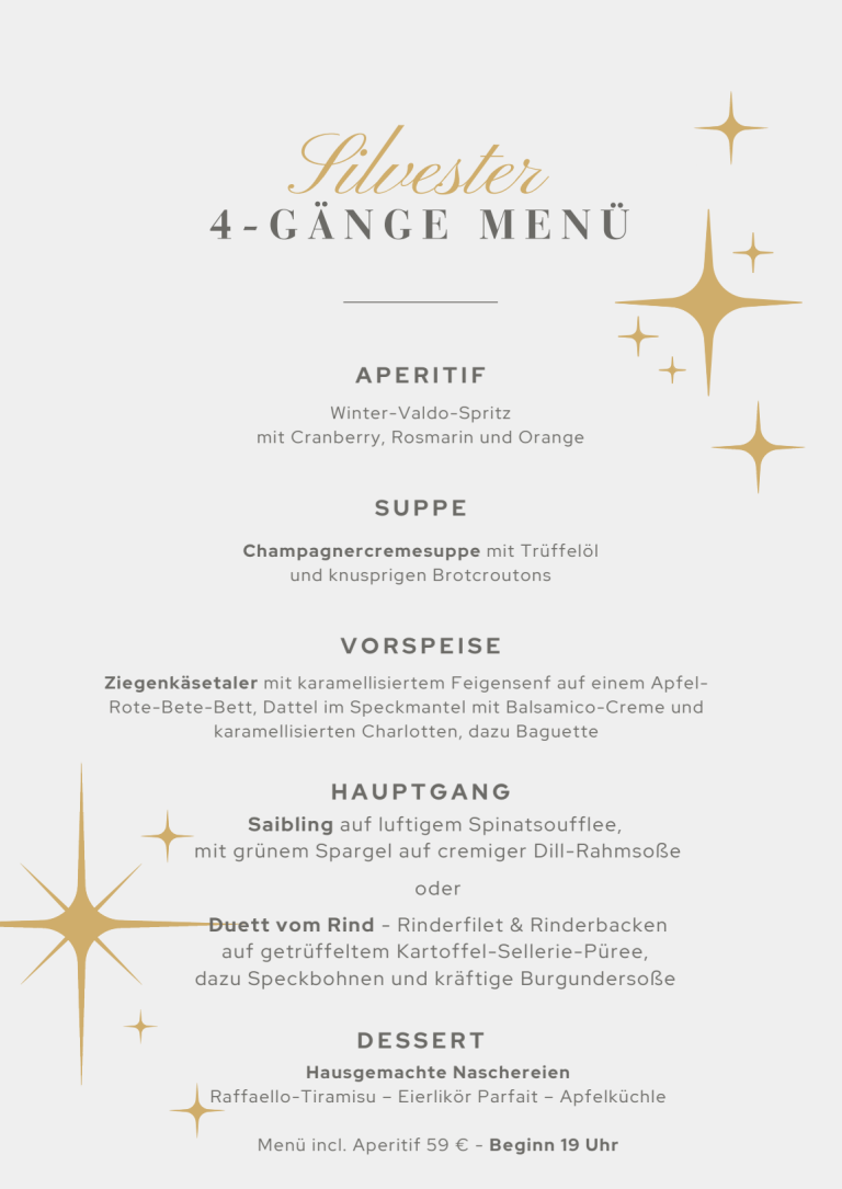 Silvestermenü